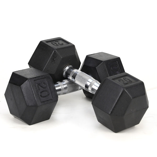 x2 20LB Hex Dumbbells