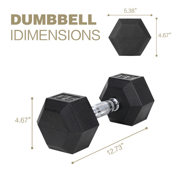 x2 20LB Hex Dumbbells