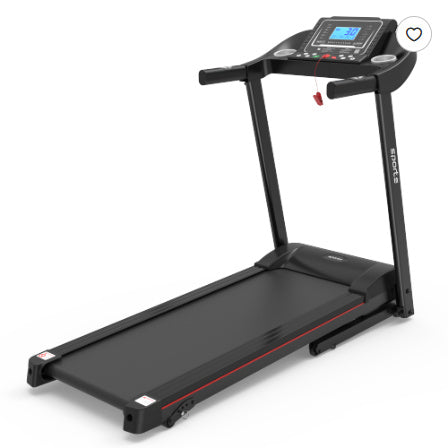 Foldable Treadmill with LCD Screen, Bluetooth Music & APP