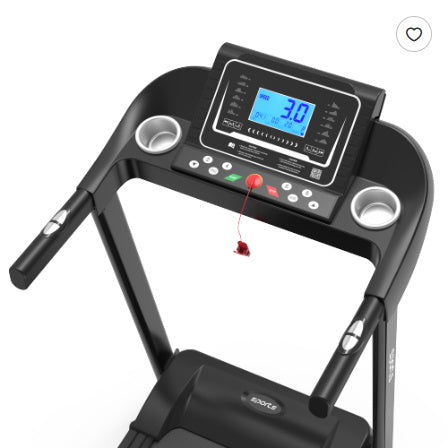 Foldable Treadmill with LCD Screen, Bluetooth Music & APP