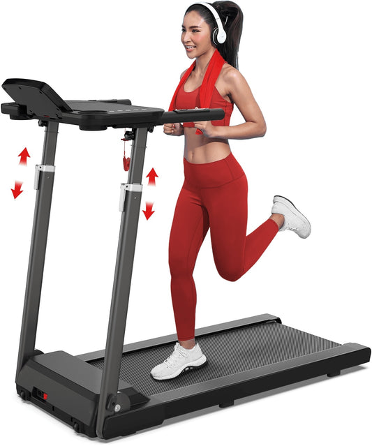 Adjustable Treadmill with Tabletop Workstation